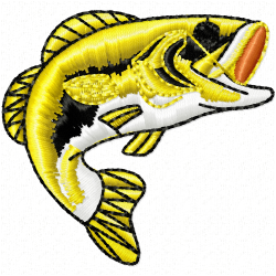 Fishes Embroidery Design 3 Fishes Embroidery Design 3